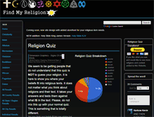Tablet Screenshot of findmyreligion.com